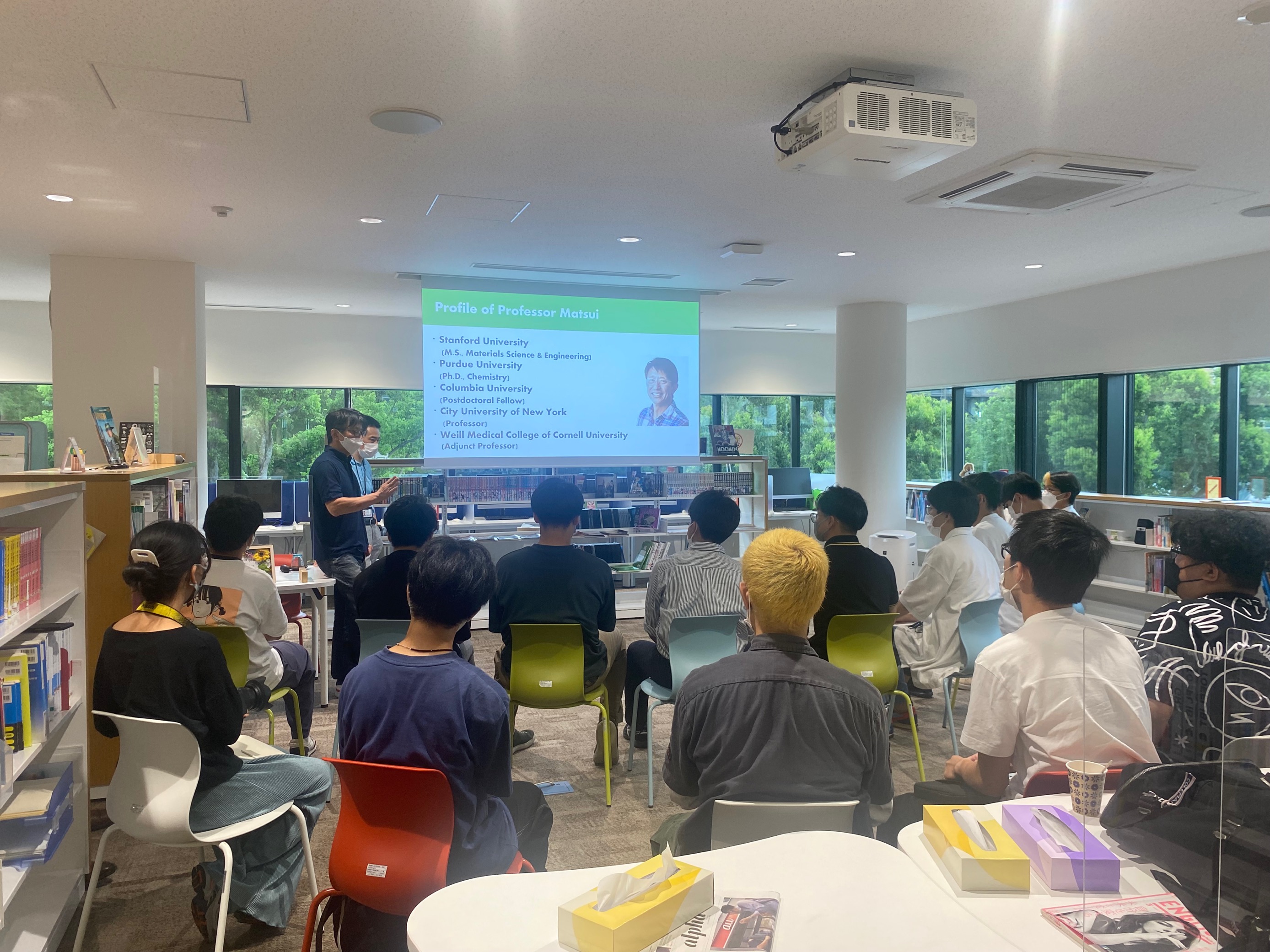 ニューヨーク市立大学 松井先生との座談会を開催！